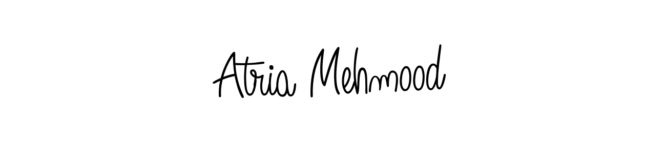 Create a beautiful signature design for name Atria Mehmood. With this signature (Angelique-Rose-font-FFP) fonts, you can make a handwritten signature for free. Atria Mehmood signature style 5 images and pictures png