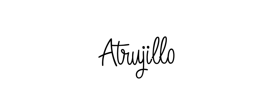 Make a beautiful signature design for name Atrujillo. Use this online signature maker to create a handwritten signature for free. Atrujillo signature style 5 images and pictures png
