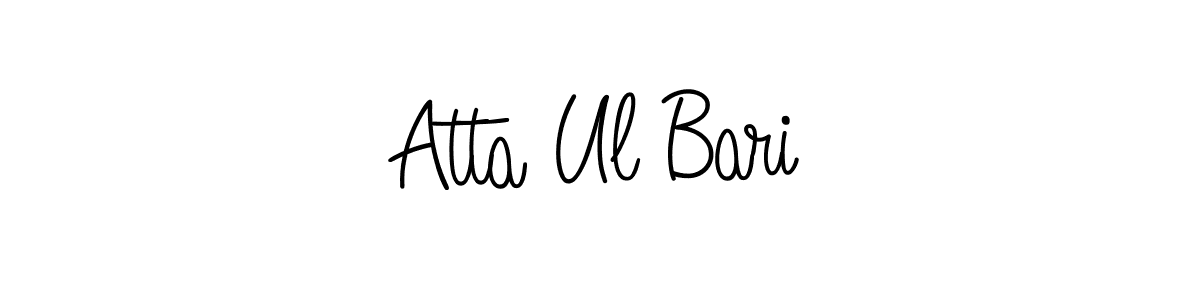 Once you've used our free online signature maker to create your best signature Angelique-Rose-font-FFP style, it's time to enjoy all of the benefits that Atta Ul Bari name signing documents. Atta Ul Bari signature style 5 images and pictures png