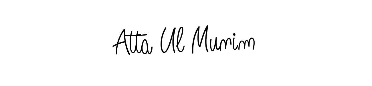 if you are searching for the best signature style for your name Atta Ul Munim. so please give up your signature search. here we have designed multiple signature styles  using Angelique-Rose-font-FFP. Atta Ul Munim signature style 5 images and pictures png