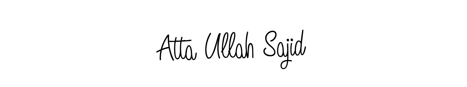 Similarly Angelique-Rose-font-FFP is the best handwritten signature design. Signature creator online .You can use it as an online autograph creator for name Atta Ullah Sajid. Atta Ullah Sajid signature style 5 images and pictures png