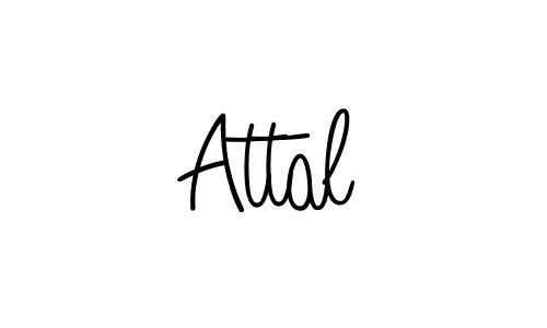 Make a beautiful signature design for name Attal. Use this online signature maker to create a handwritten signature for free. Attal signature style 5 images and pictures png