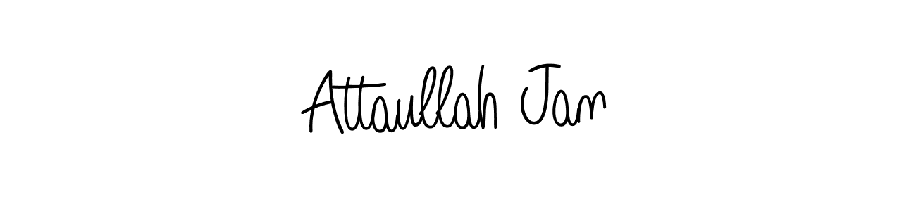 How to Draw Attaullah Jan signature style? Angelique-Rose-font-FFP is a latest design signature styles for name Attaullah Jan. Attaullah Jan signature style 5 images and pictures png