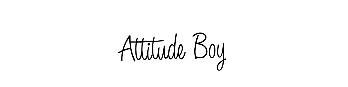 Angelique-Rose-font-FFP is a professional signature style that is perfect for those who want to add a touch of class to their signature. It is also a great choice for those who want to make their signature more unique. Get Attitude Boy name to fancy signature for free. Attitude Boy signature style 5 images and pictures png