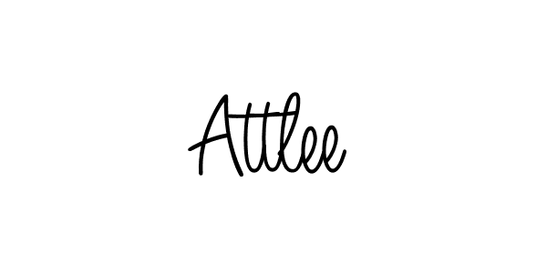 The best way (Angelique-Rose-font-FFP) to make a short signature is to pick only two or three words in your name. The name Attlee include a total of six letters. For converting this name. Attlee signature style 5 images and pictures png