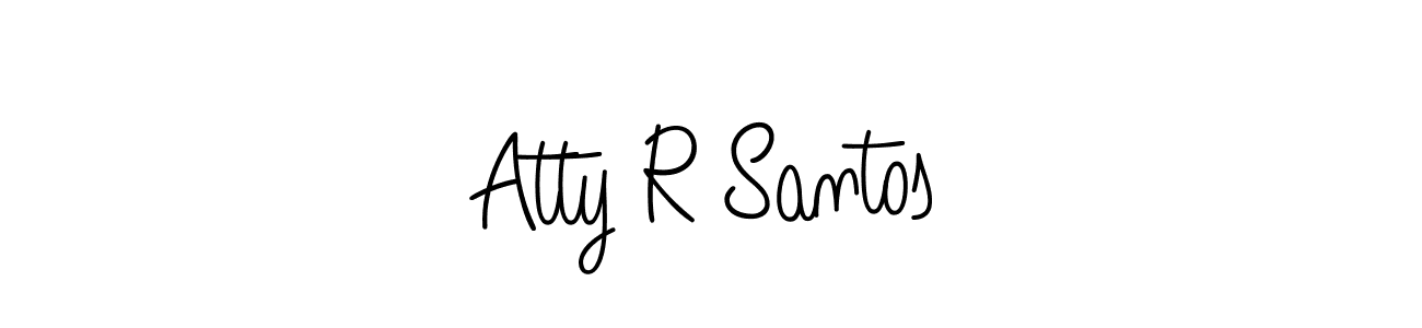 How to make Atty R Santos signature? Angelique-Rose-font-FFP is a professional autograph style. Create handwritten signature for Atty R Santos name. Atty R Santos signature style 5 images and pictures png
