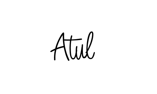 Atul  stylish signature style. Best Handwritten Sign (Angelique-Rose-font-FFP) for my name. Handwritten Signature Collection Ideas for my name Atul . Atul  signature style 5 images and pictures png