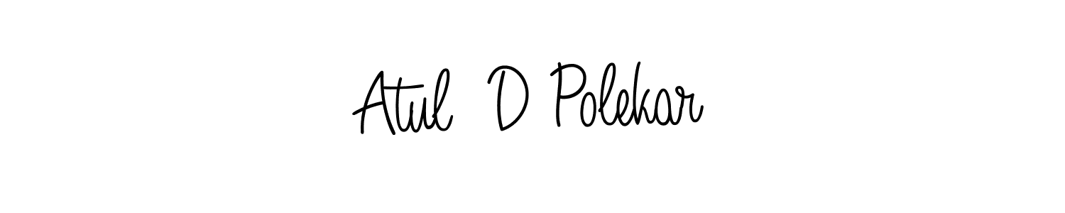 How to Draw Atul  D Polekar signature style? Angelique-Rose-font-FFP is a latest design signature styles for name Atul  D Polekar. Atul  D Polekar signature style 5 images and pictures png