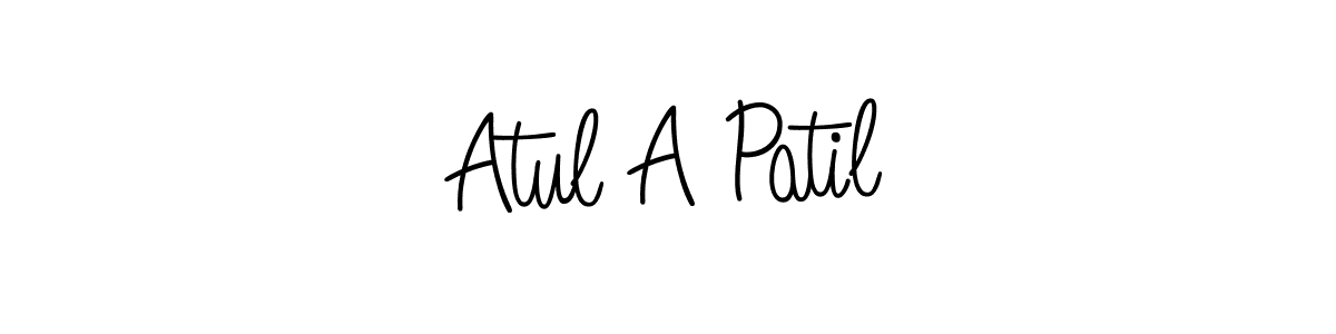 It looks lik you need a new signature style for name Atul A Patil. Design unique handwritten (Angelique-Rose-font-FFP) signature with our free signature maker in just a few clicks. Atul A Patil signature style 5 images and pictures png