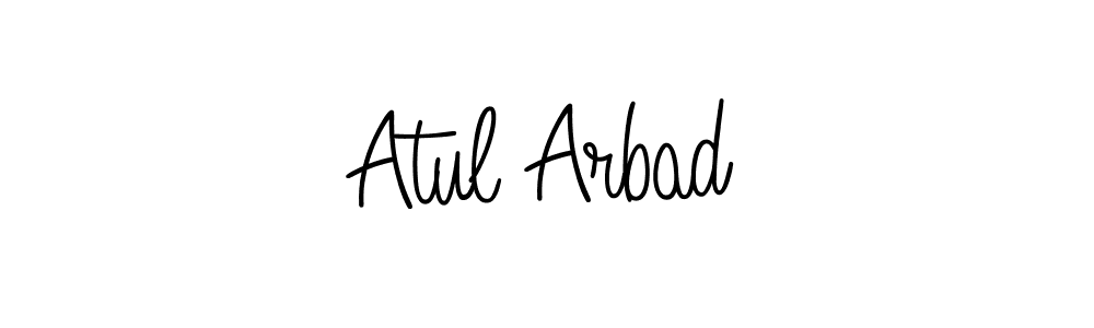 How to Draw Atul Arbad signature style? Angelique-Rose-font-FFP is a latest design signature styles for name Atul Arbad. Atul Arbad signature style 5 images and pictures png