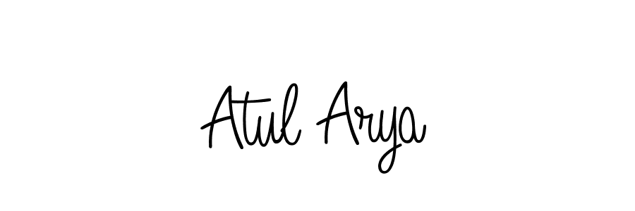 How to make Atul Arya signature? Angelique-Rose-font-FFP is a professional autograph style. Create handwritten signature for Atul Arya name. Atul Arya signature style 5 images and pictures png