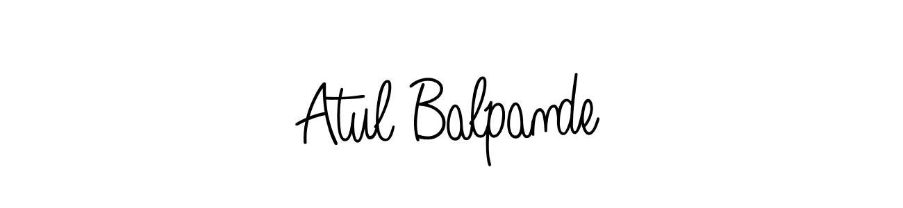 Make a short Atul Balpande signature style. Manage your documents anywhere anytime using Angelique-Rose-font-FFP. Create and add eSignatures, submit forms, share and send files easily. Atul Balpande signature style 5 images and pictures png