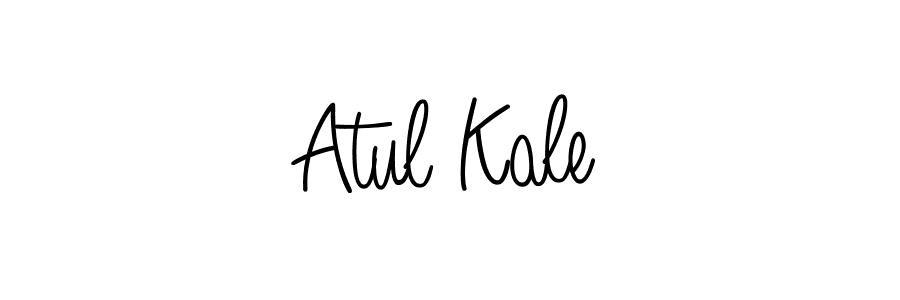 You should practise on your own different ways (Angelique-Rose-font-FFP) to write your name (Atul Kale) in signature. don't let someone else do it for you. Atul Kale signature style 5 images and pictures png