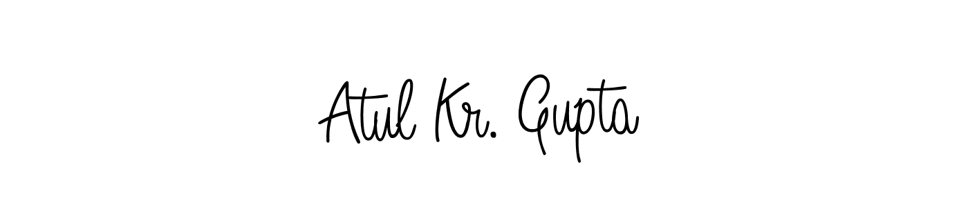 if you are searching for the best signature style for your name Atul Kr. Gupta. so please give up your signature search. here we have designed multiple signature styles  using Angelique-Rose-font-FFP. Atul Kr. Gupta signature style 5 images and pictures png