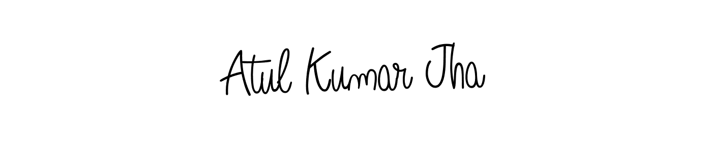 Make a beautiful signature design for name Atul Kumar Jha. Use this online signature maker to create a handwritten signature for free. Atul Kumar Jha signature style 5 images and pictures png