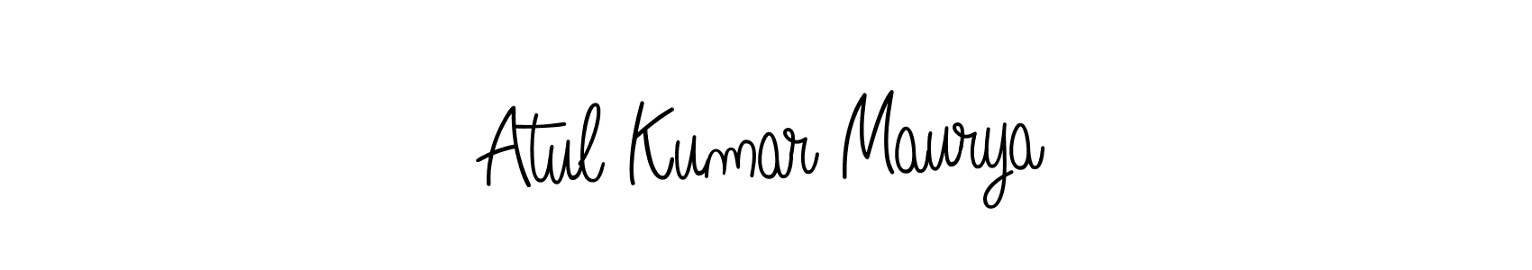 Atul Kumar Maurya stylish signature style. Best Handwritten Sign (Angelique-Rose-font-FFP) for my name. Handwritten Signature Collection Ideas for my name Atul Kumar Maurya. Atul Kumar Maurya signature style 5 images and pictures png