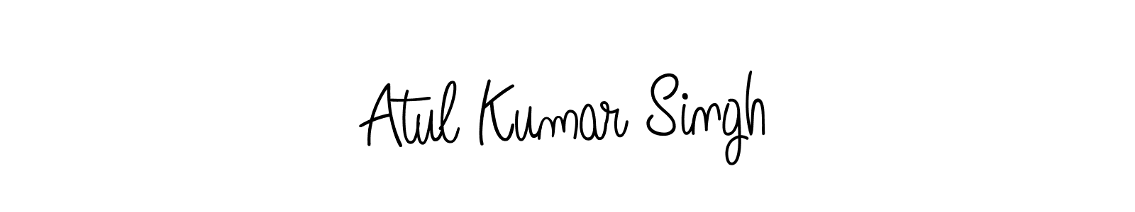 How to make Atul Kumar Singh name signature. Use Angelique-Rose-font-FFP style for creating short signs online. This is the latest handwritten sign. Atul Kumar Singh signature style 5 images and pictures png