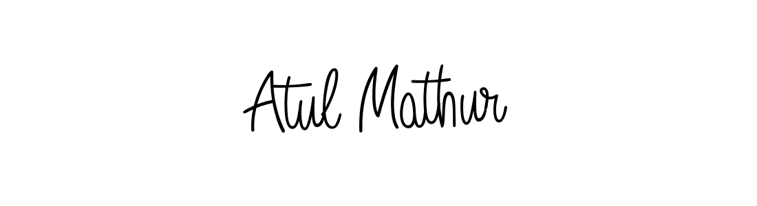 Also we have Atul Mathur name is the best signature style. Create professional handwritten signature collection using Angelique-Rose-font-FFP autograph style. Atul Mathur signature style 5 images and pictures png