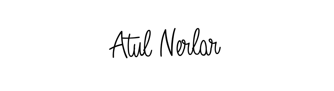 How to make Atul Nerlar signature? Angelique-Rose-font-FFP is a professional autograph style. Create handwritten signature for Atul Nerlar name. Atul Nerlar signature style 5 images and pictures png