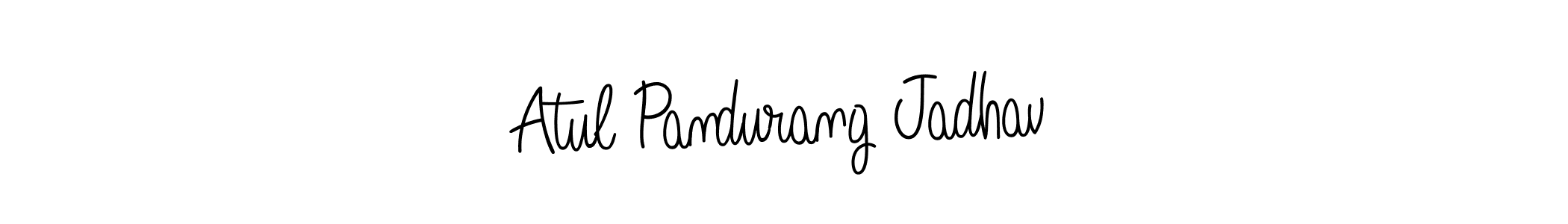 Make a beautiful signature design for name Atul Pandurang Jadhav. With this signature (Angelique-Rose-font-FFP) style, you can create a handwritten signature for free. Atul Pandurang Jadhav signature style 5 images and pictures png