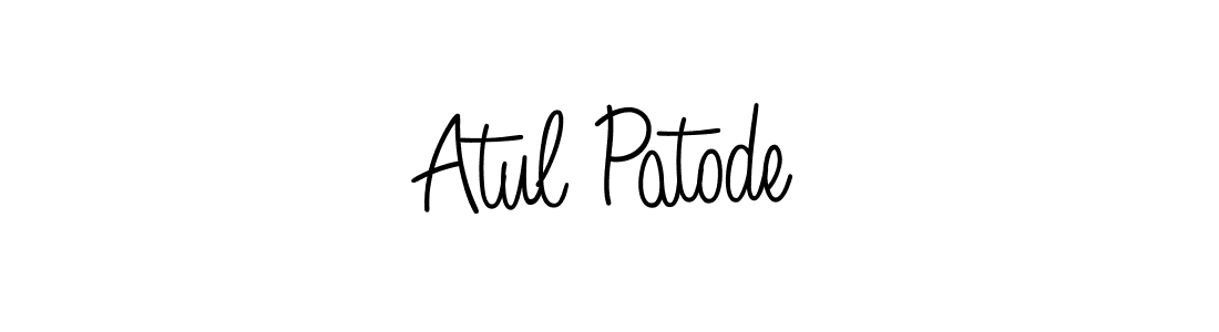 How to make Atul Patode signature? Angelique-Rose-font-FFP is a professional autograph style. Create handwritten signature for Atul Patode name. Atul Patode signature style 5 images and pictures png