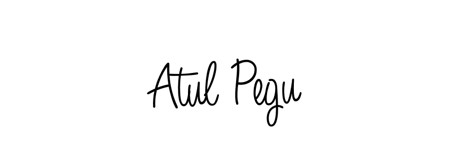 Make a short Atul Pegu signature style. Manage your documents anywhere anytime using Angelique-Rose-font-FFP. Create and add eSignatures, submit forms, share and send files easily. Atul Pegu signature style 5 images and pictures png