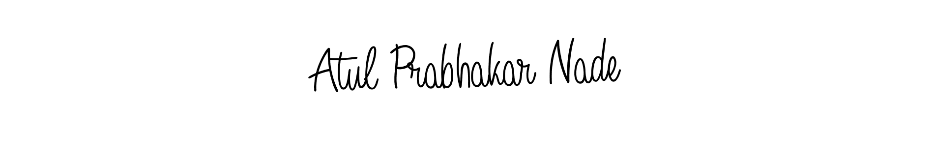 Check out images of Autograph of Atul Prabhakar Nade name. Actor Atul Prabhakar Nade Signature Style. Angelique-Rose-font-FFP is a professional sign style online. Atul Prabhakar Nade signature style 5 images and pictures png