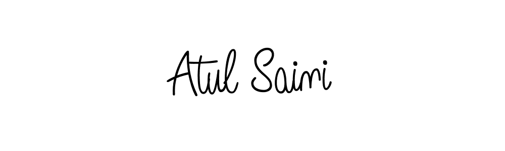 Create a beautiful signature design for name Atul Saini. With this signature (Angelique-Rose-font-FFP) fonts, you can make a handwritten signature for free. Atul Saini signature style 5 images and pictures png