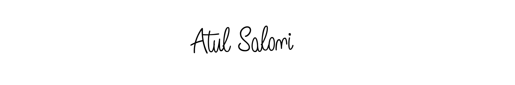 Make a beautiful signature design for name Atul Saloni ❣️. With this signature (Angelique-Rose-font-FFP) style, you can create a handwritten signature for free. Atul Saloni ❣️ signature style 5 images and pictures png