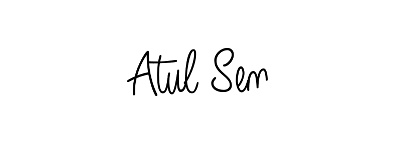 Make a beautiful signature design for name Atul Sen. Use this online signature maker to create a handwritten signature for free. Atul Sen signature style 5 images and pictures png