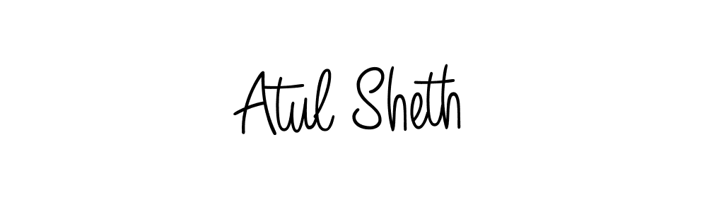 Also we have Atul Sheth name is the best signature style. Create professional handwritten signature collection using Angelique-Rose-font-FFP autograph style. Atul Sheth signature style 5 images and pictures png