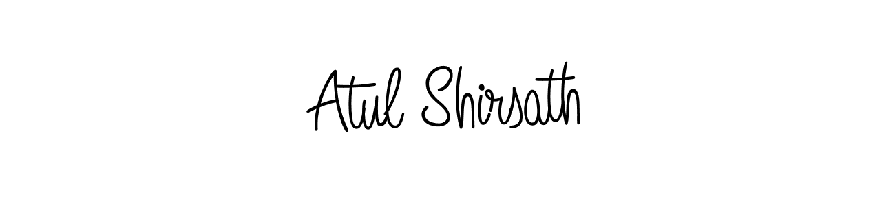 Also we have Atul Shirsath name is the best signature style. Create professional handwritten signature collection using Angelique-Rose-font-FFP autograph style. Atul Shirsath signature style 5 images and pictures png