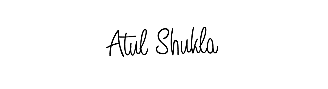 Create a beautiful signature design for name Atul Shukla. With this signature (Angelique-Rose-font-FFP) fonts, you can make a handwritten signature for free. Atul Shukla signature style 5 images and pictures png