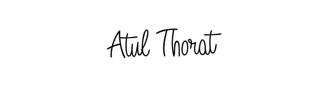 The best way (Angelique-Rose-font-FFP) to make a short signature is to pick only two or three words in your name. The name Atul Thorat include a total of six letters. For converting this name. Atul Thorat signature style 5 images and pictures png