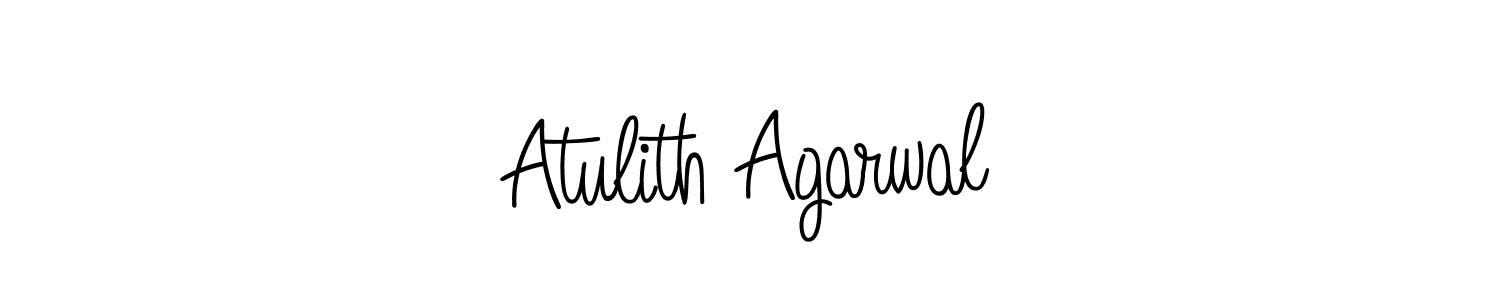 How to make Atulith Agarwal signature? Angelique-Rose-font-FFP is a professional autograph style. Create handwritten signature for Atulith Agarwal name. Atulith Agarwal signature style 5 images and pictures png