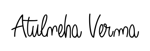 Designed for modern professionals: Atulneha Verma name signature crafted with Angelique-Rose-font-FFP script. Ready for digital PDF workflows. Atulneha Verma signature style 5 images and pictures png