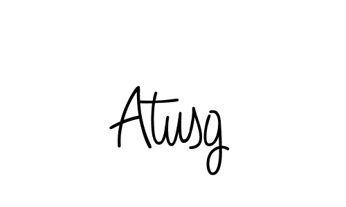 Design your own signature with our free online signature maker. With this signature software, you can create a handwritten (Angelique-Rose-font-FFP) signature for name Atusg. Atusg signature style 5 images and pictures png