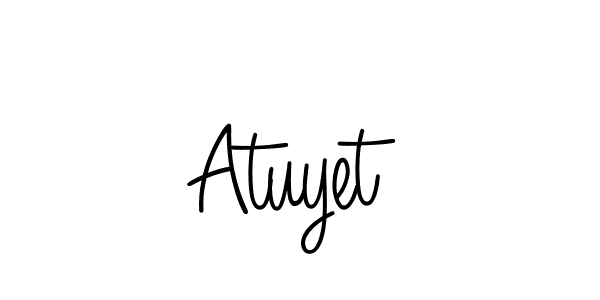 Also You can easily find your signature by using the search form. We will create Atuyet name handwritten signature images for you free of cost using Angelique-Rose-font-FFP sign style. Atuyet signature style 5 images and pictures png