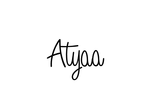 Similarly Angelique-Rose-font-FFP is the best handwritten signature design. Signature creator online .You can use it as an online autograph creator for name Atyaa. Atyaa signature style 5 images and pictures png