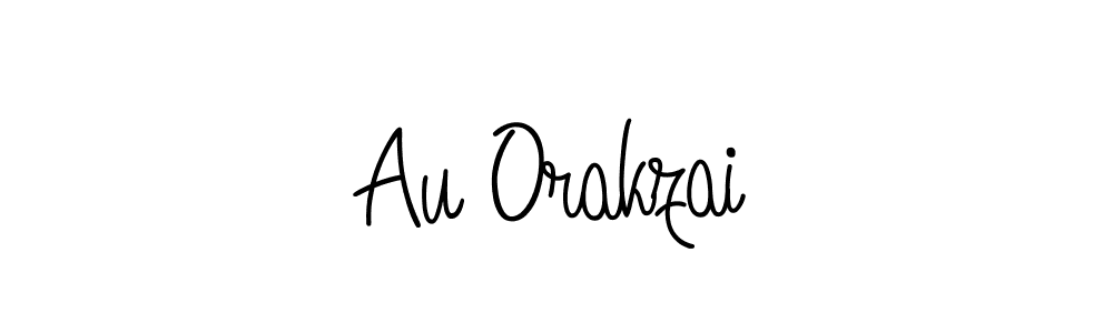Create a beautiful signature design for name Au Orakzai. With this signature (Angelique-Rose-font-FFP) fonts, you can make a handwritten signature for free. Au Orakzai signature style 5 images and pictures png