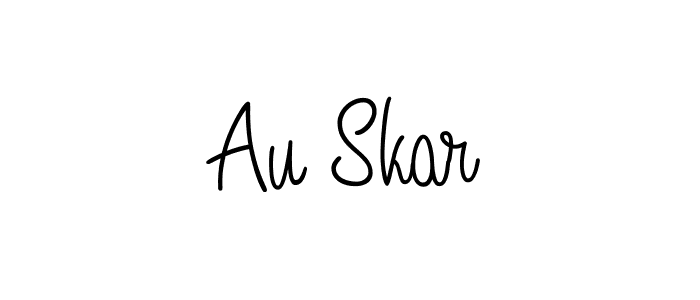 How to make Au Skar signature? Angelique-Rose-font-FFP is a professional autograph style. Create handwritten signature for Au Skar name. Au Skar signature style 5 images and pictures png