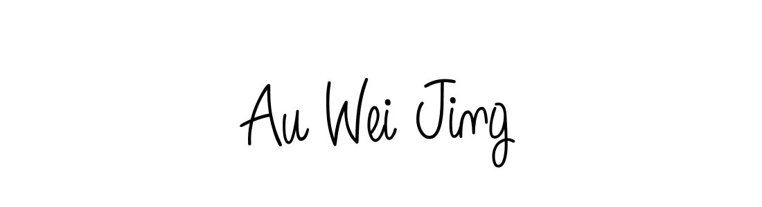Also we have Au Wei Jing name is the best signature style. Create professional handwritten signature collection using Angelique-Rose-font-FFP autograph style. Au Wei Jing signature style 5 images and pictures png