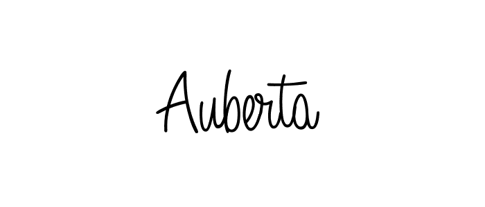 How to Draw Auberta signature style? Angelique-Rose-font-FFP is a latest design signature styles for name Auberta. Auberta signature style 5 images and pictures png