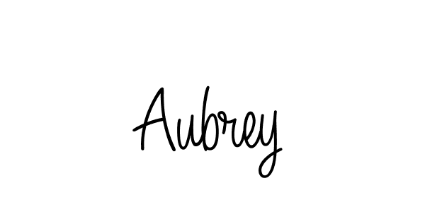 Design your own signature with our free online signature maker. With this signature software, you can create a handwritten (Angelique-Rose-font-FFP) signature for name Aubrey. Aubrey signature style 5 images and pictures png