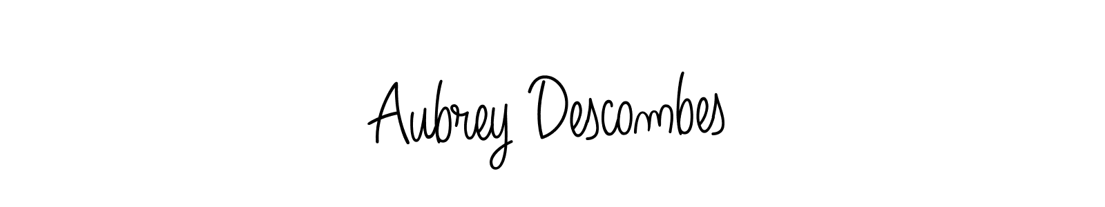 Here are the top 10 professional signature styles for the name Aubrey Descombes. These are the best autograph styles you can use for your name. Aubrey Descombes signature style 5 images and pictures png
