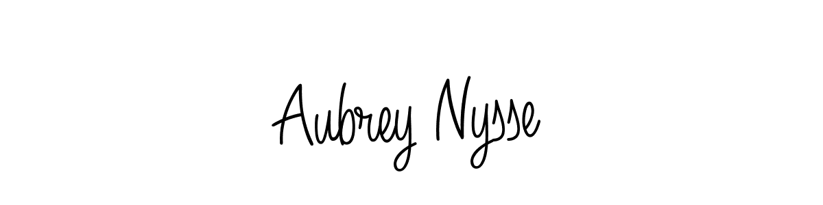 Once you've used our free online signature maker to create your best signature Angelique-Rose-font-FFP style, it's time to enjoy all of the benefits that Aubrey Nysse name signing documents. Aubrey Nysse signature style 5 images and pictures png