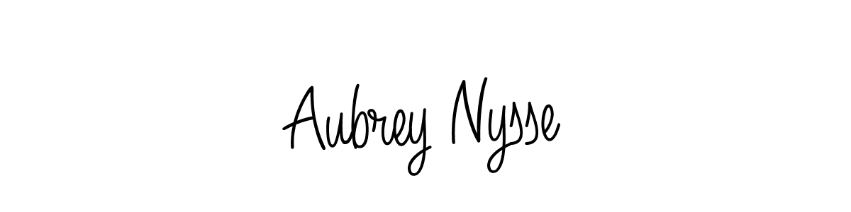 You can use this online signature creator to create a handwritten signature for the name Aubrey Nysse. This is the best online autograph maker. Aubrey Nysse signature style 5 images and pictures png