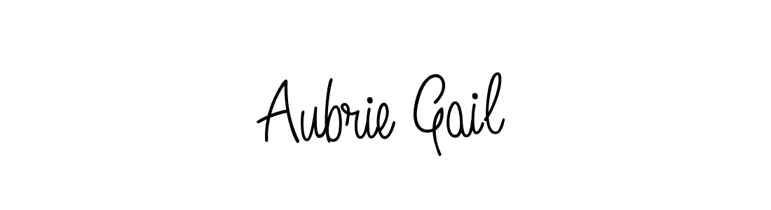 You should practise on your own different ways (Angelique-Rose-font-FFP) to write your name (Aubrie Gail) in signature. don't let someone else do it for you. Aubrie Gail signature style 5 images and pictures png