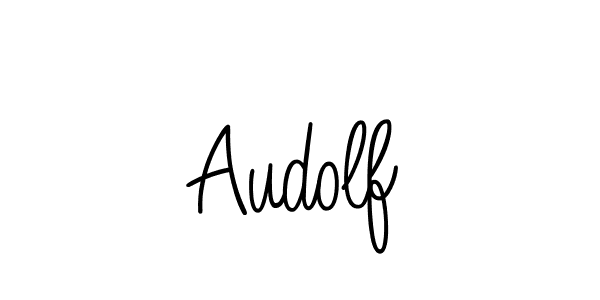 The best way (Angelique-Rose-font-FFP) to make a short signature is to pick only two or three words in your name. The name Audolf include a total of six letters. For converting this name. Audolf signature style 5 images and pictures png