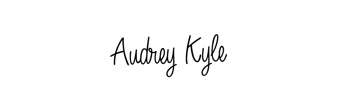 Angelique-Rose-font-FFP is a professional signature style that is perfect for those who want to add a touch of class to their signature. It is also a great choice for those who want to make their signature more unique. Get Audrey Kyle name to fancy signature for free. Audrey Kyle signature style 5 images and pictures png